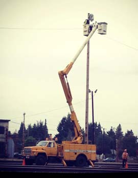 street and parking lighting